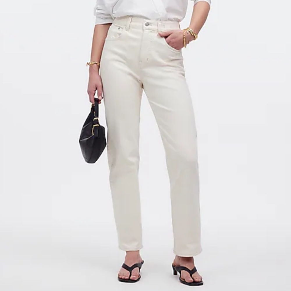 90s straight jeans in canvas